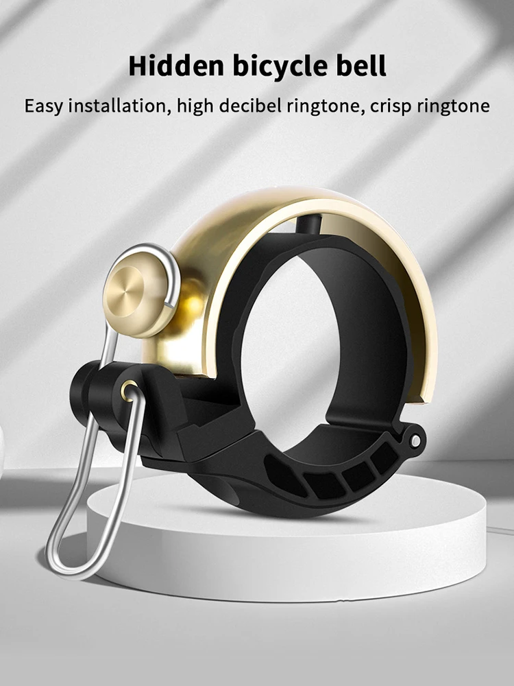 AliExpress NONE Bicycle Bell Personality Vintage Crisp And Loud Folding Mountain Bike Bell Retro Bike Hands Copper Bell