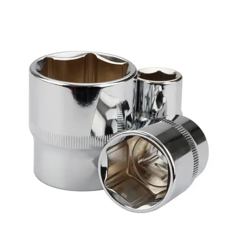 1/2 inch Drive 8-32mm Short Hex Socket Wrench Head CR-V Steel 6 Points Teeth Ratchet Spanner Sleeve Car Repair Tool Socket