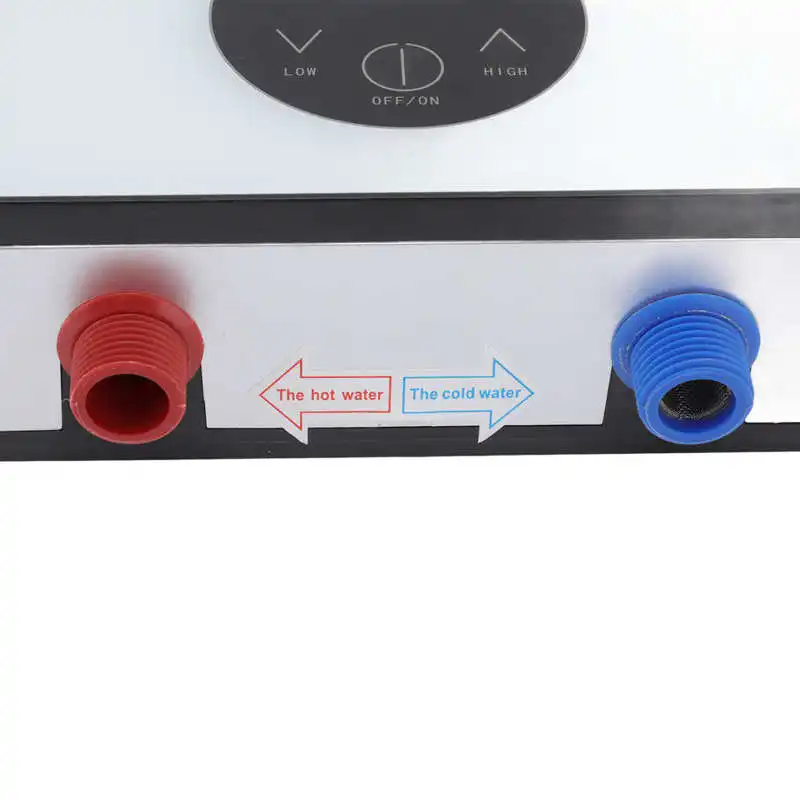 Tankless سخان المياه الكهربائية ، شاشة تعمل باللمس ، دش ، الماء الساخن ، حماية أكثر من درجة الحرارة ، 220 فولت ، 6500 واط