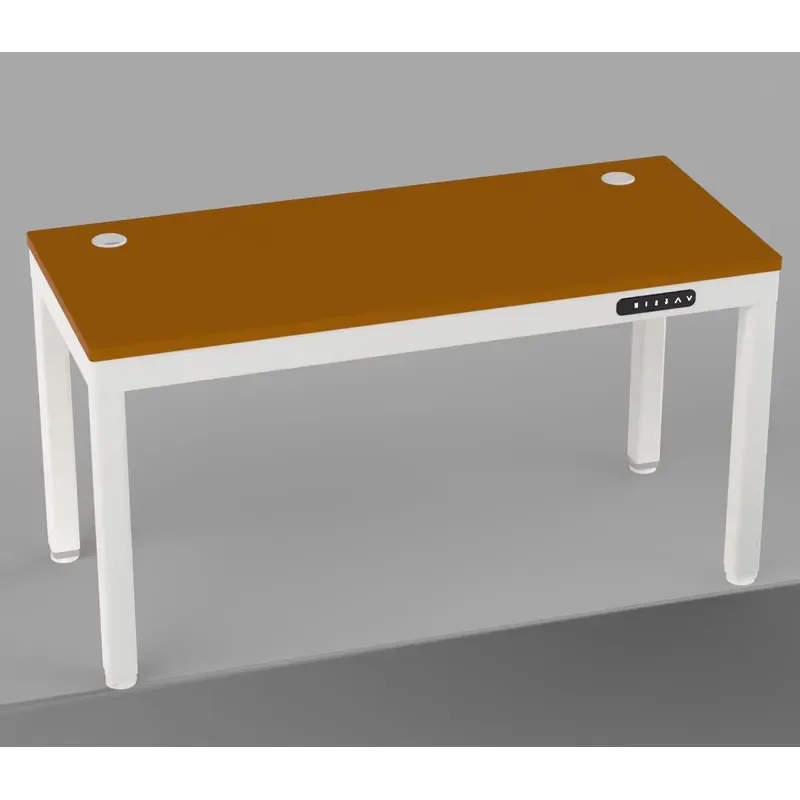 Single Motor Four Legs Height Adjustable Standing Desk Office Desk Meeting Computer Desk