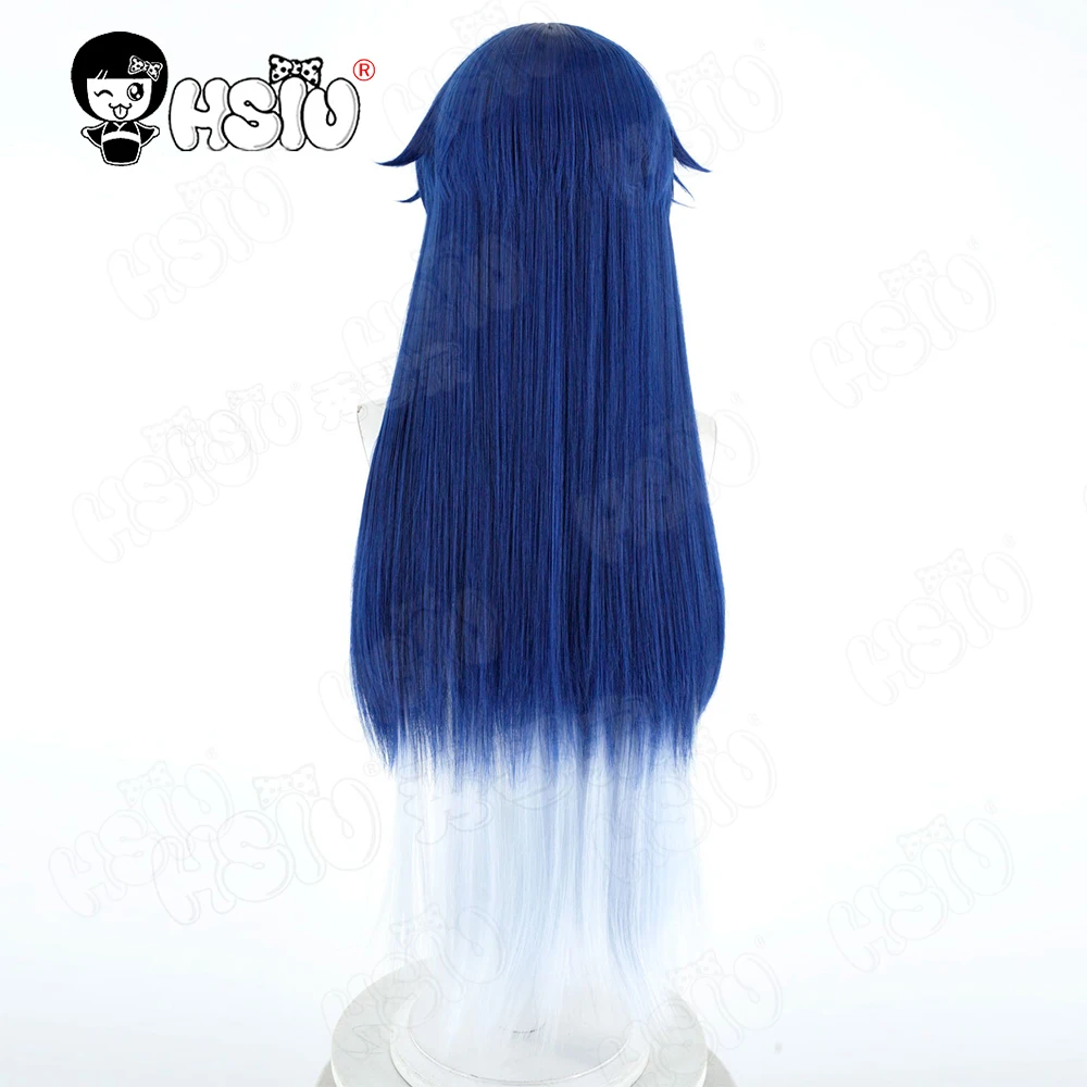 フリンズ コスプレウィッグ HSIU ブルー混合ライトブルー ロングヘア合成ウィッグ + ウィッグキャップ 原神 キリル・チュドミロヴィッチ フリンズ コスプレ