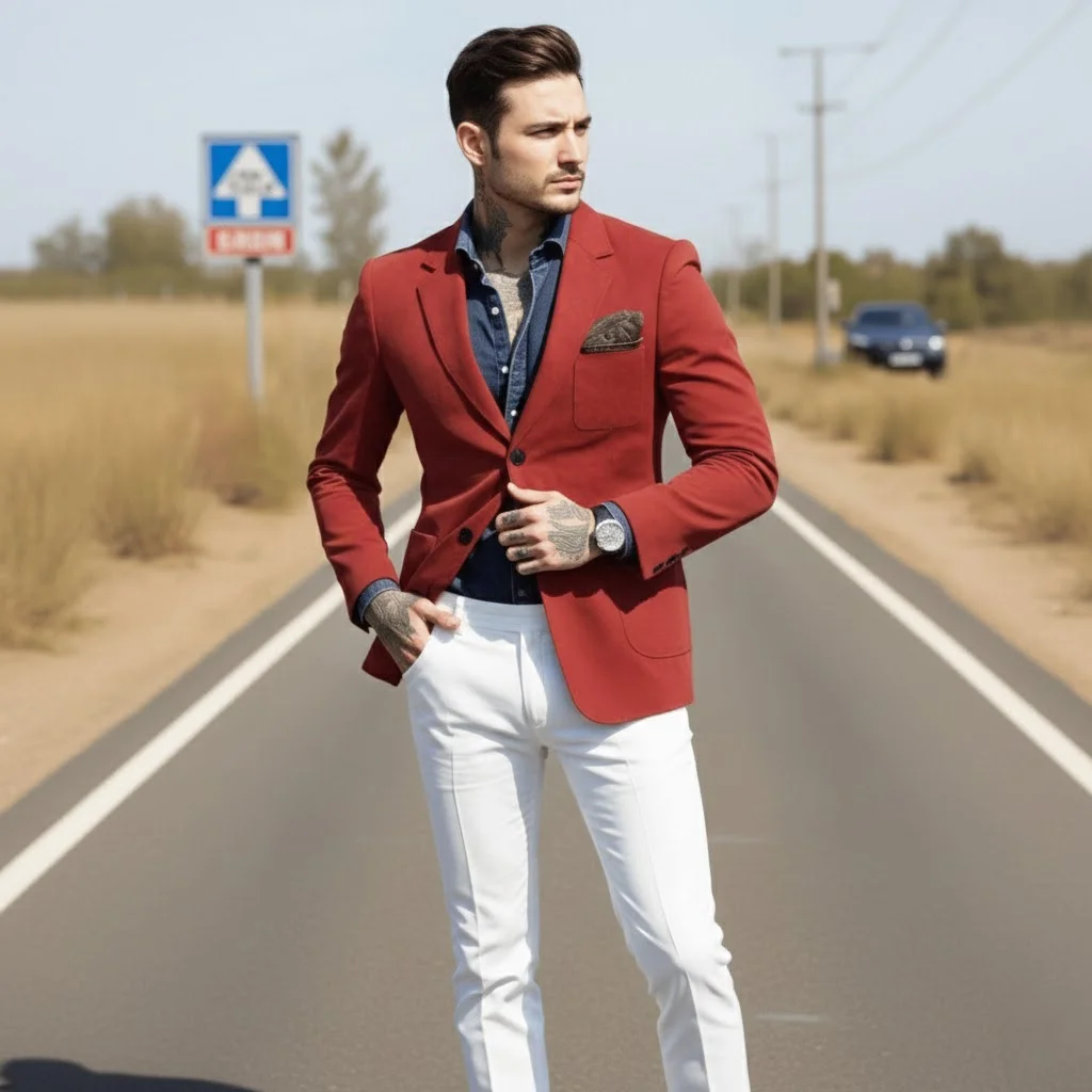 

Мужской легкий блейзер в городском стиле для повседневной носки на весну-осень, дышащая куртка для деловых встреч