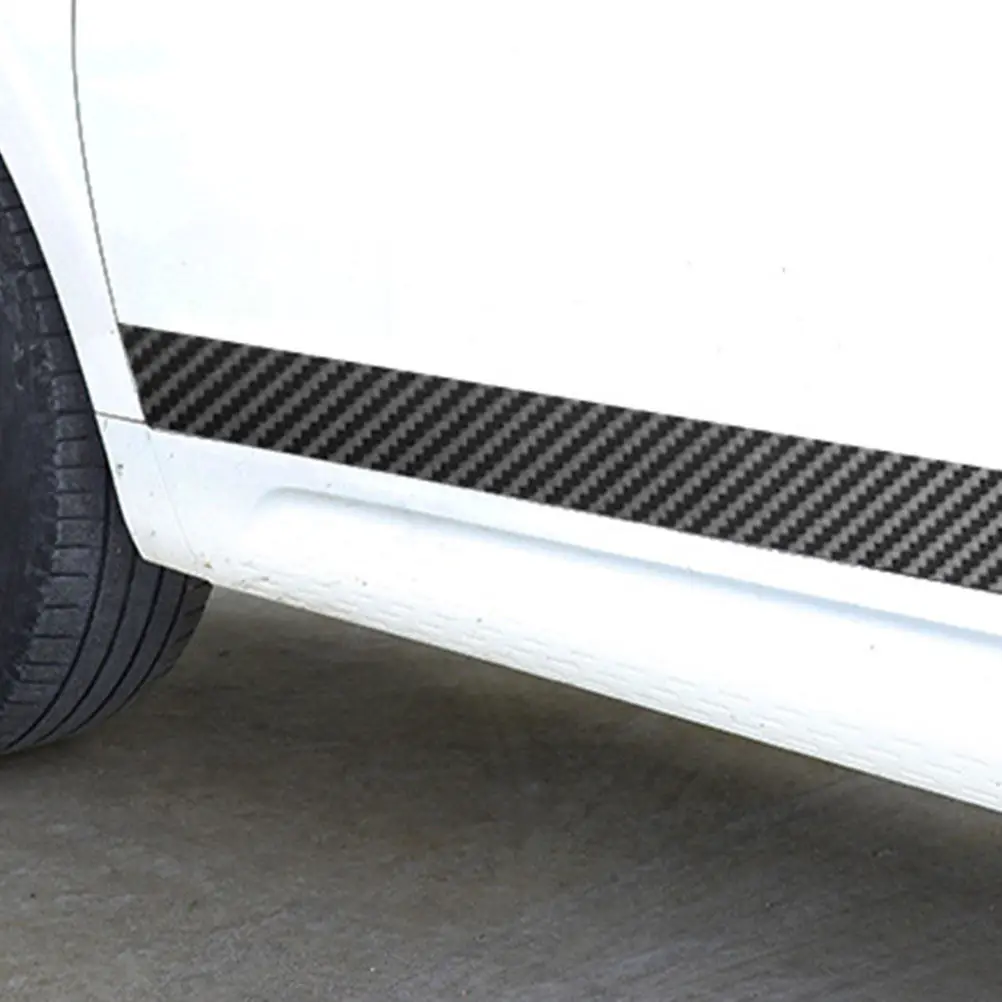PVC Car Door Edge Protector Film 1 Roll Universal Fit Anti-Collision Scratch Resistant Self-Adhesive Tape for Door Sills