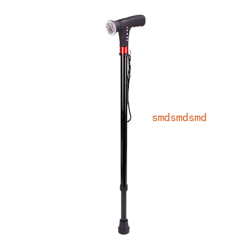 

Регулируемая складная трость с сигнализацией, светодиодная подсветка, радио и мягкая Т-образная ручка, походные палки, трость, трость для костыля старшего