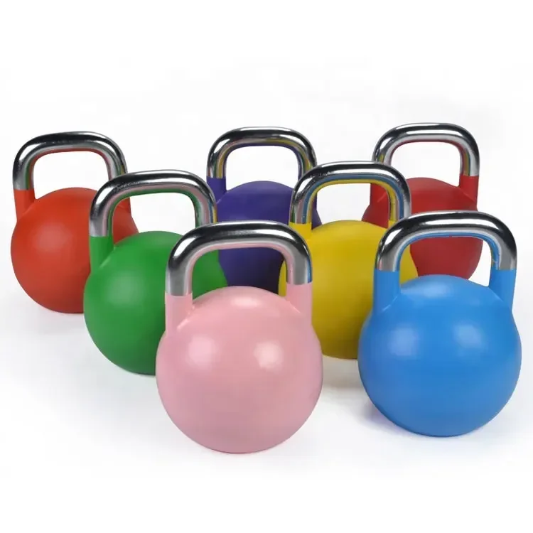 High grade colorful cast iron kettlebell for sale weightlifting competition kettlebell