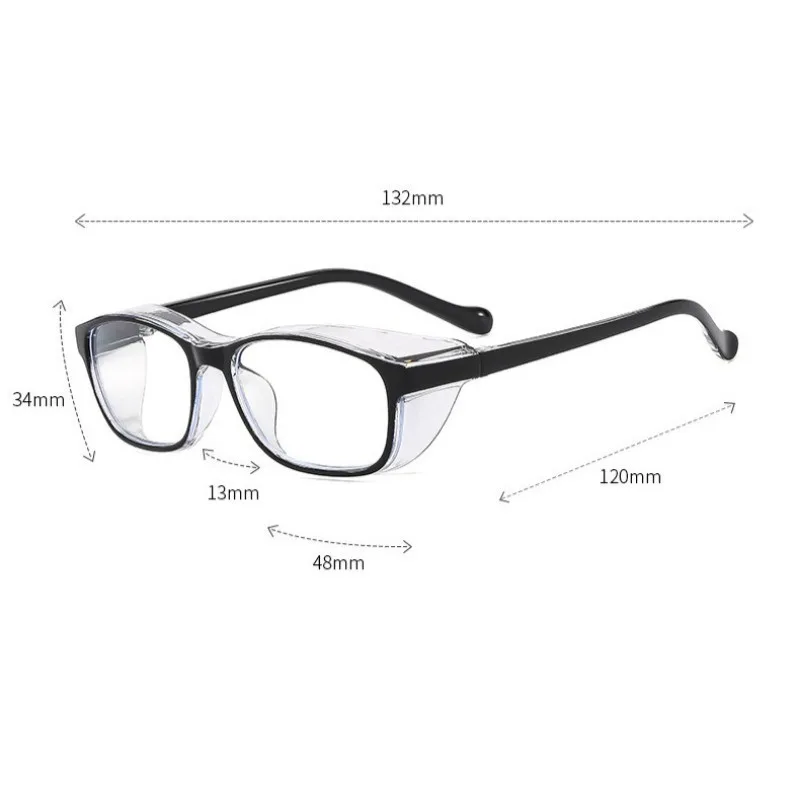 2 Stück Schutzbrille Antibeschlag Schutzbrille Blaulicht blockierende Brille Anti-Pollen-Brille – Detail 6