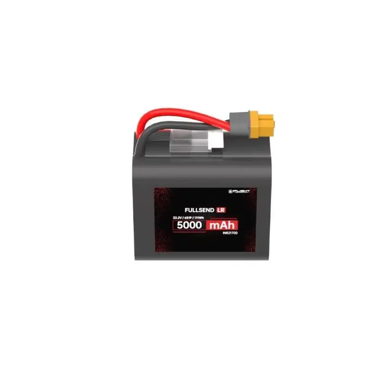 iFlight Fullsend LR 6S 5000mAh 22.2V Li-Ion Battery 25C for FPV Drone Long Range Chimera7 Nazgul Evoque with XT60H Connector