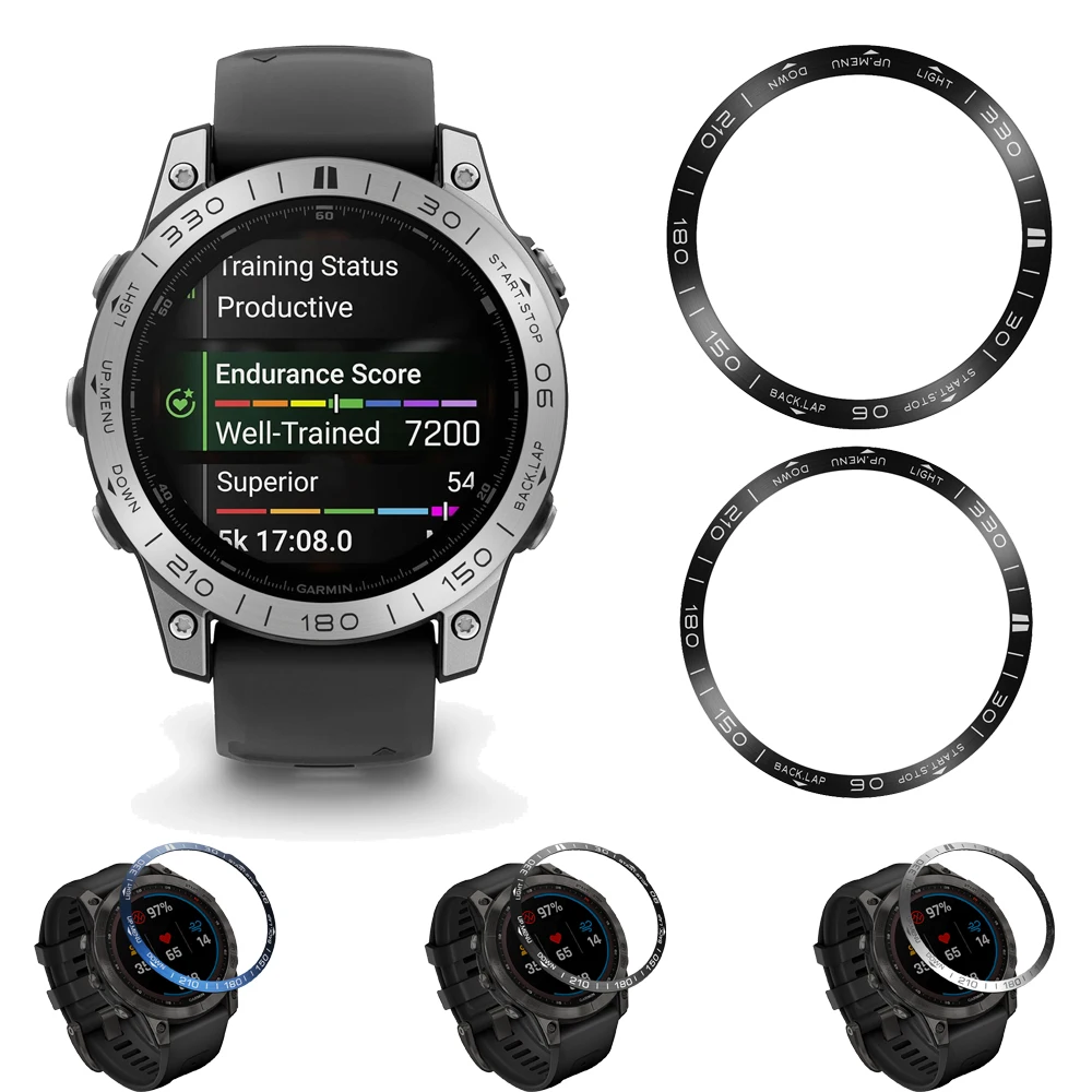 

Metal Bezel Ring For Garmin Fenix 8 47mm 51mm Protective Case Cover Shell Bumper Fenix 5 6 7 7X 6X 5X Plus Protector Accessories