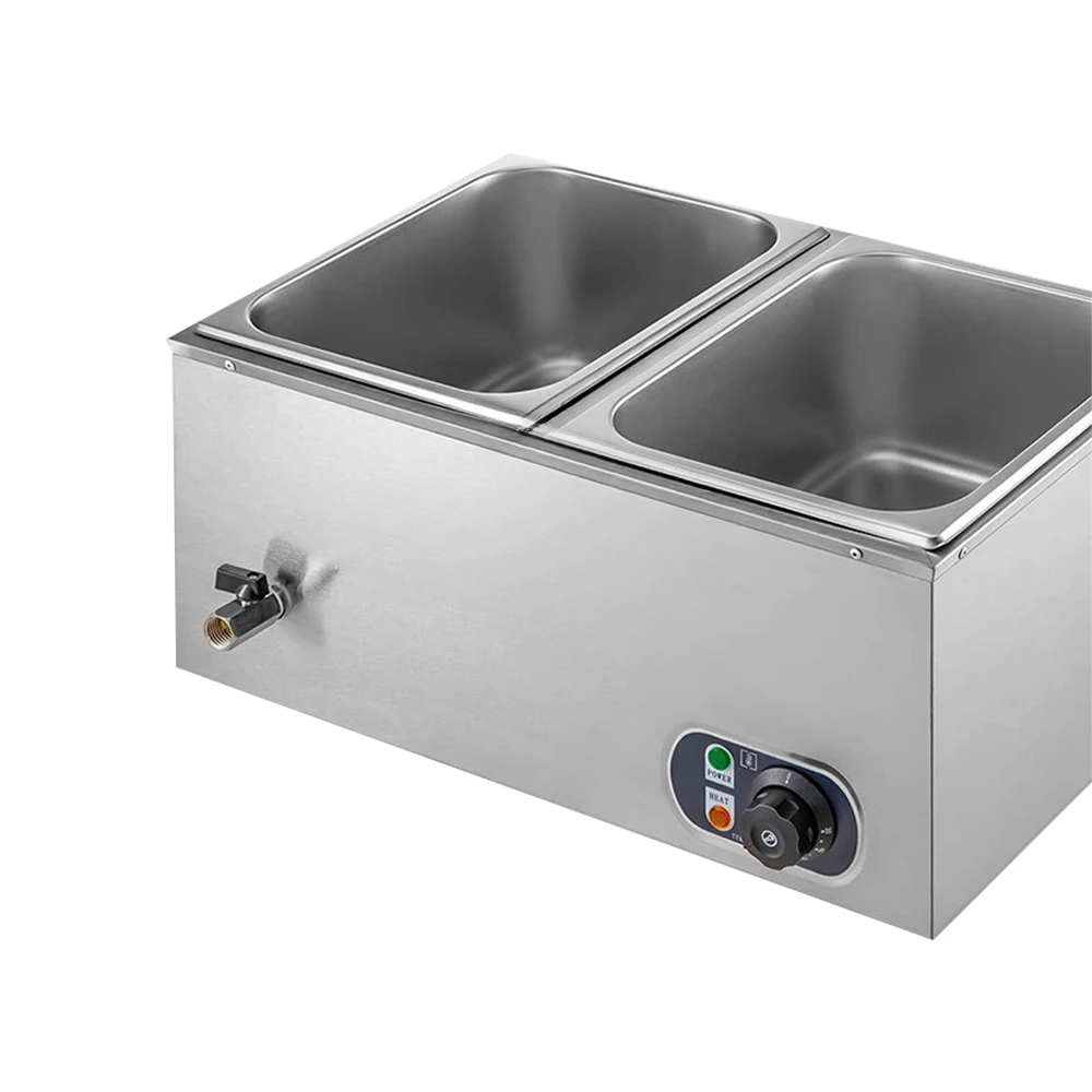 Commercial Stainless Steel Hotel Kitchen Buffet Electric Food Warmer Display Bain Marie Catering Heating Equipment