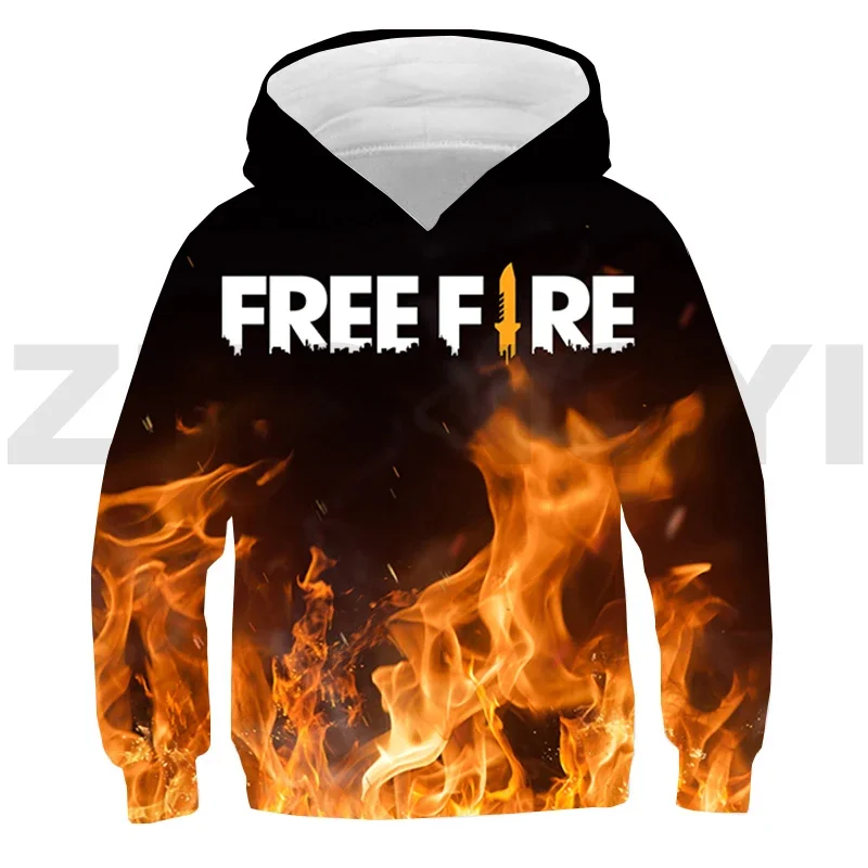 

Fashion 3D Sudadera Toddler Tops Cartoon Free Fire Garena Clothes Kids Free Fire Hoodies Pullovers Streetwear 2 To 14 Years Old