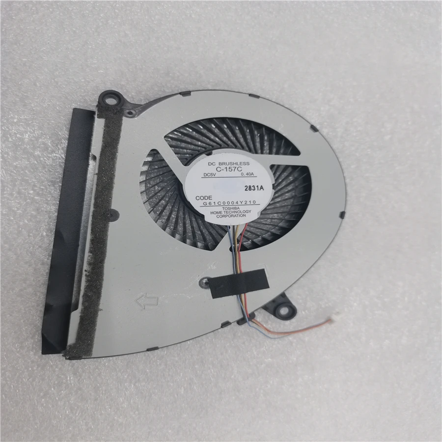 Fan for TOSHIBA C-157C G61C004Y210 5V 0.4A CPU cooling fan