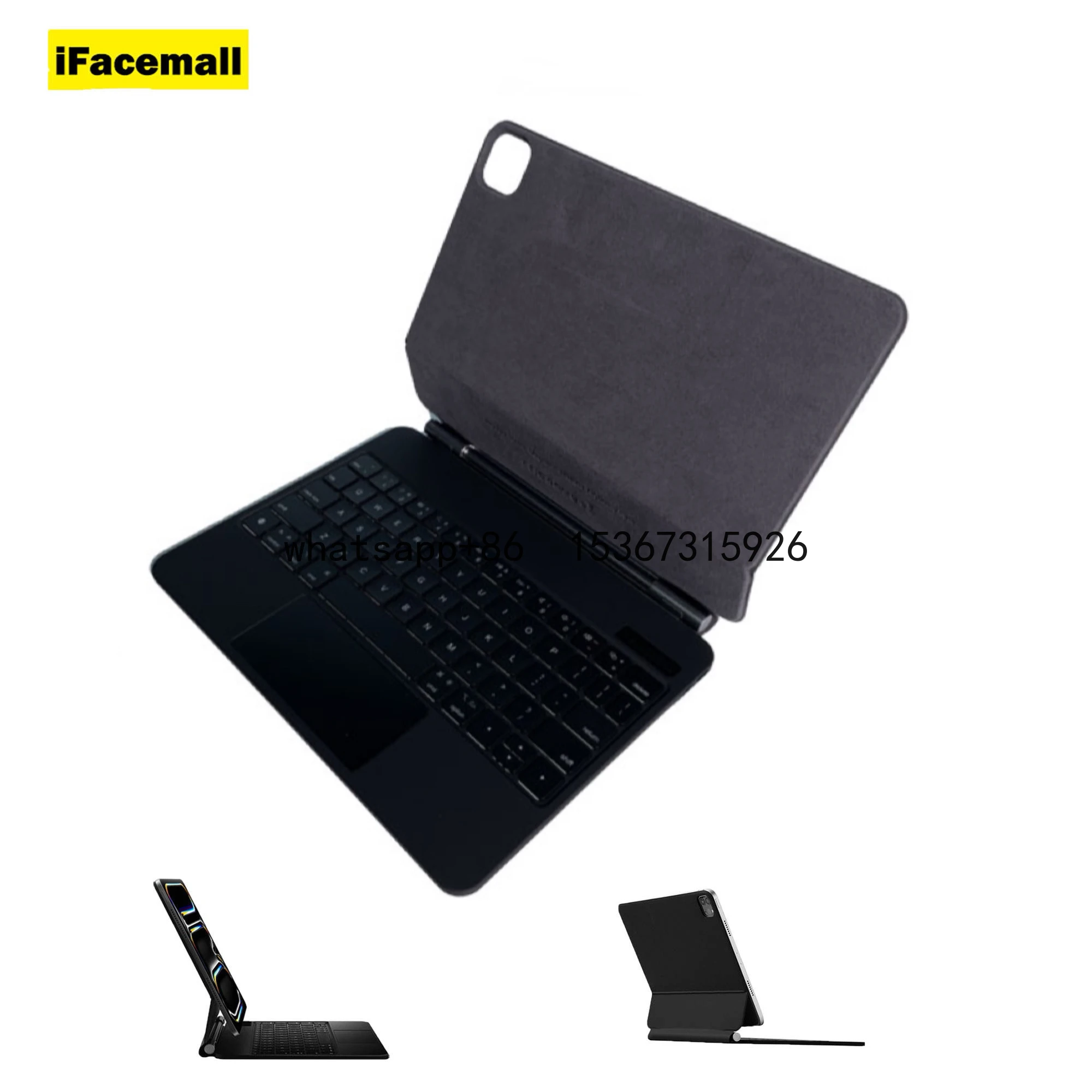 

IFacemall Custom Magnetic Wireless Keyboard Case for iPad Pro 11 Inch Air 6 5 4 Tablet Keyboard Case 10.9 2024 2022 2020 2018
