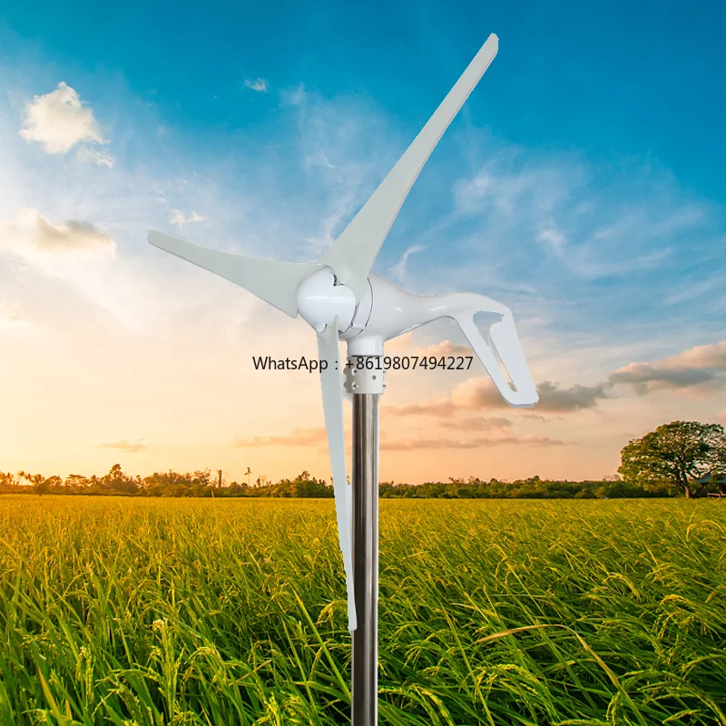 Hot Sale 400W Horizontal Axis Wind Turbine Generator Kit 12V 24V with MPPT Controller Wind Turbine for Home Use