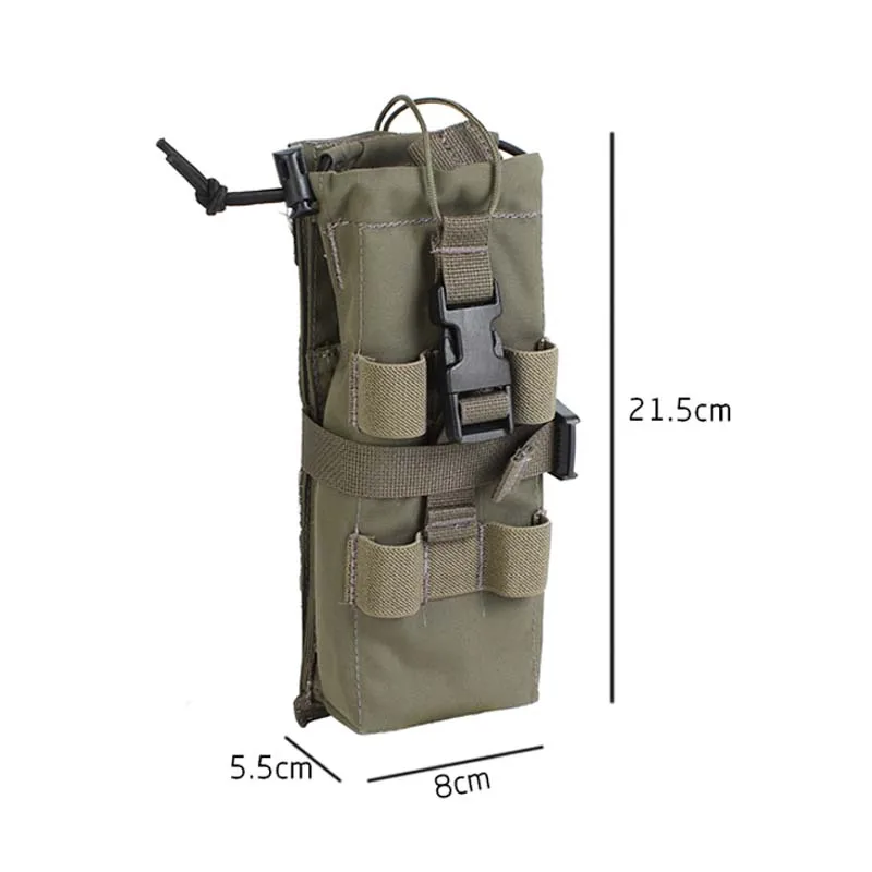 Outdoor Universal PRC-152 Radio Pouch Walkie Talkie Bag Package Molle AVS Vest Side Bag