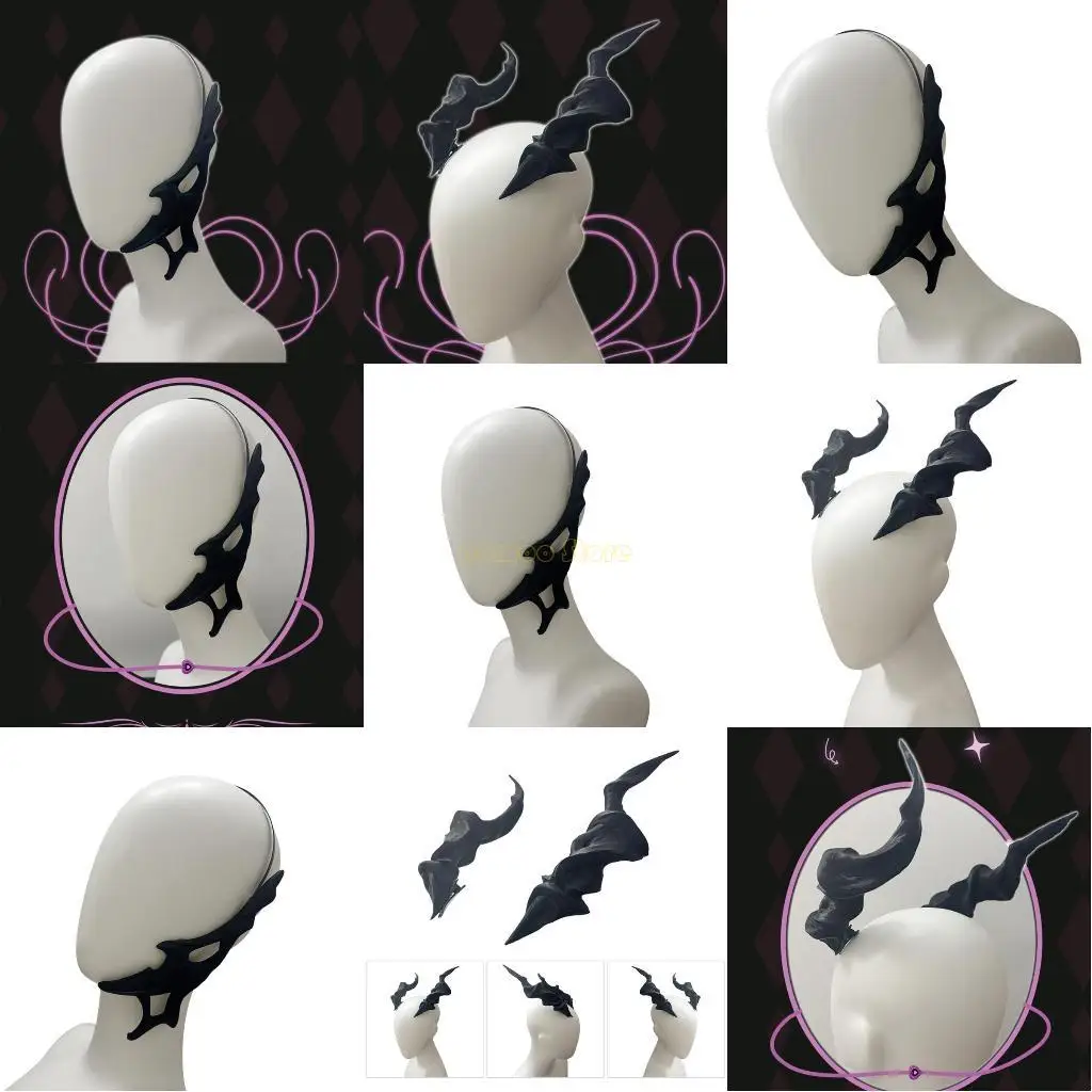 

31BF Аниме для волос Clip Trend Trend Headwear для женской шпильки на Хэллоуин