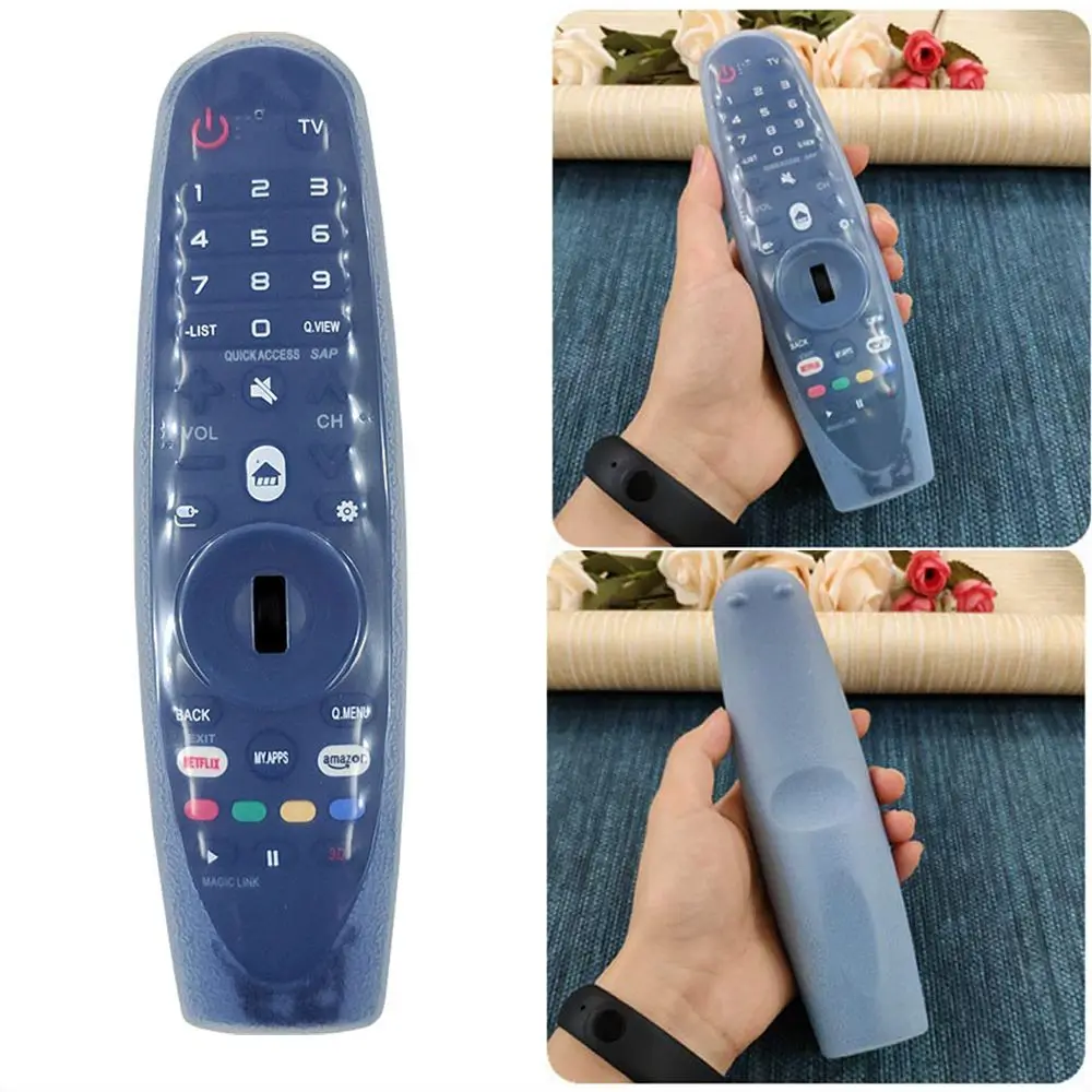 For LG Dynamic TV Remote Control Protective Cover Soft Shell Silicone Cover Shockproof Protective Case  Transparent Protector