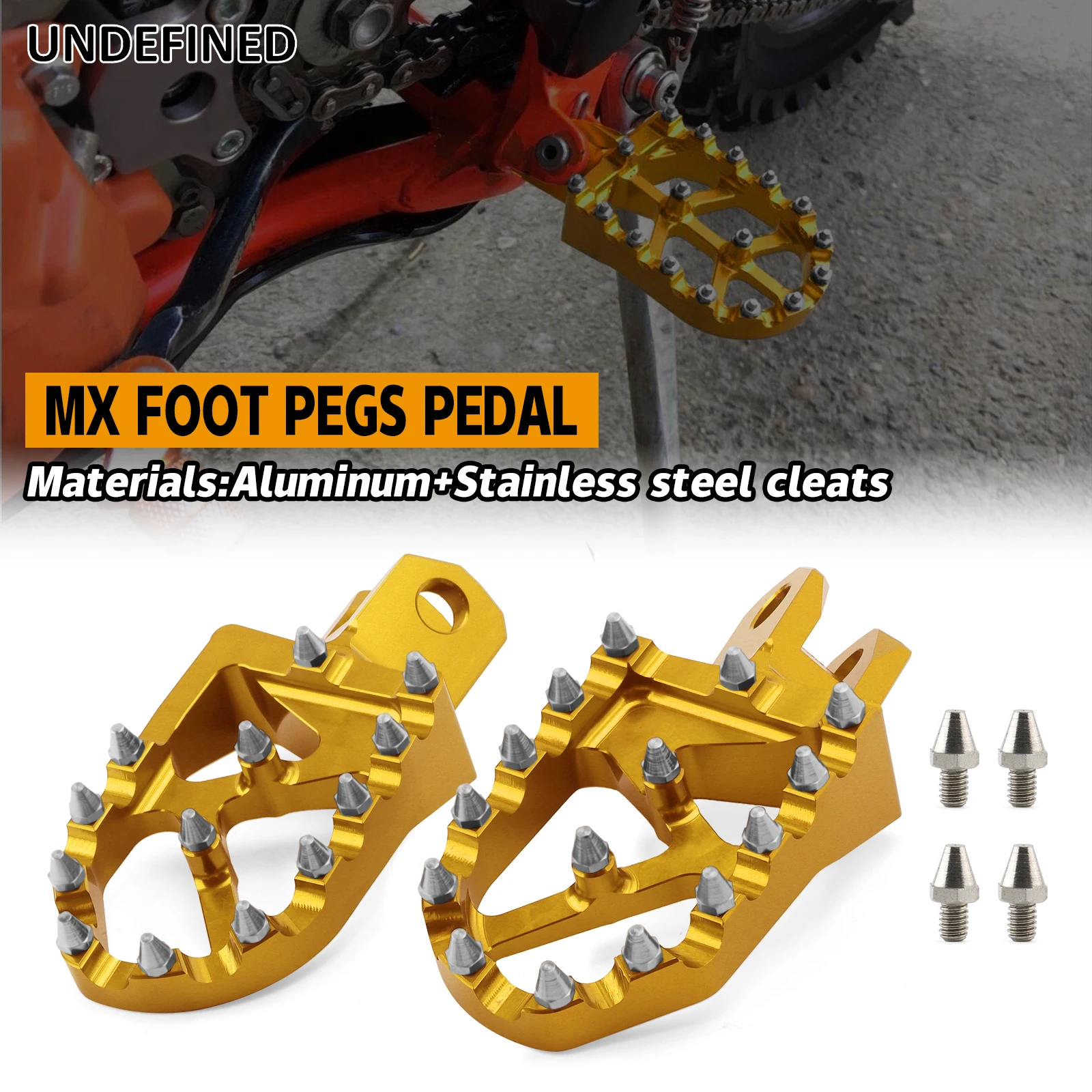 Motorcycle Foot Pegs Footpegs Footrest Pedals For Suzuki RM125 RM250 RM250Z RMX250 DRZ400 DRZ400E DRZ400S DRZ400SM DRZ 400 400E