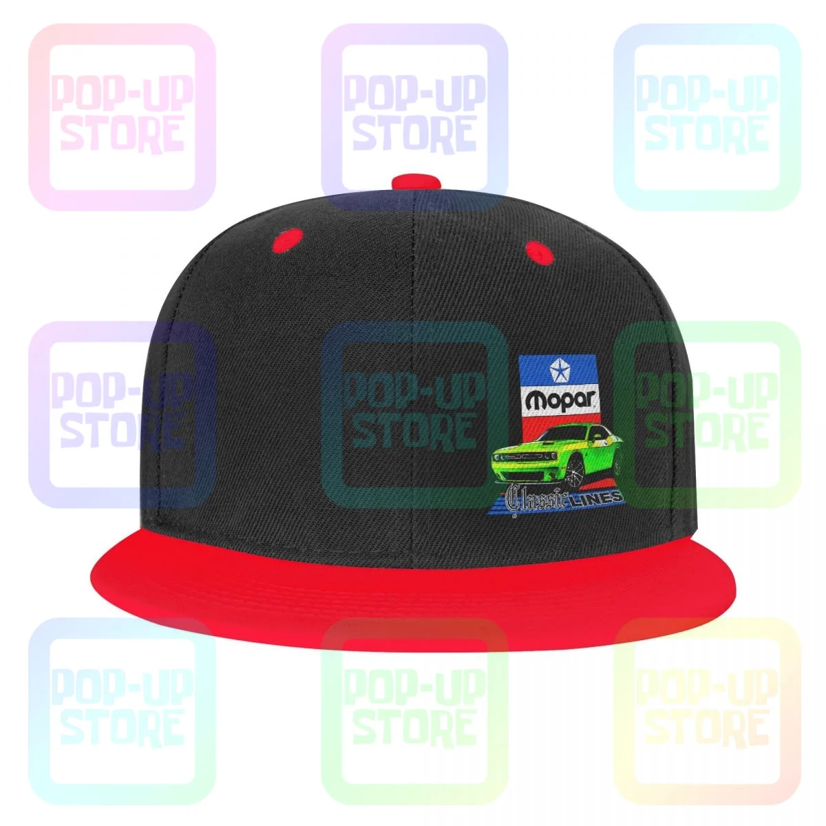 Mopar Classic Lines - New Dodge Challenger Snapback Cap Colorful Baseball Caps Summer All-Match High Quality