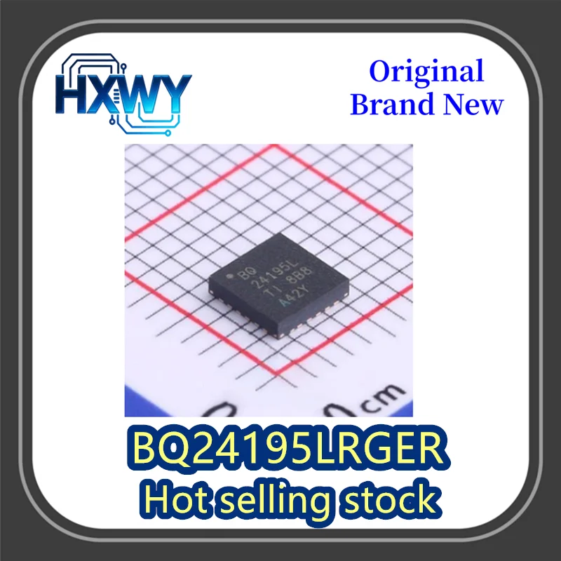 

(10/50 pieces) BQ24195LRGER silkscreened BQ24195L packaged VQFN24 battery management chip electronics brand new and origina