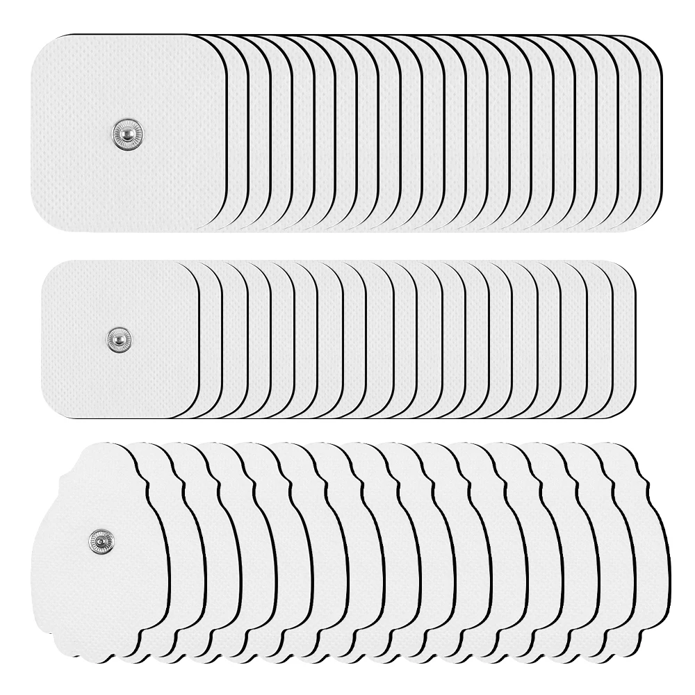 100/50PCS Electrode Pads Gel Patch For TENS Acupuncture Electrodes Physiotherapy Massager EMS Nerve Muscle Stimulator Stickers