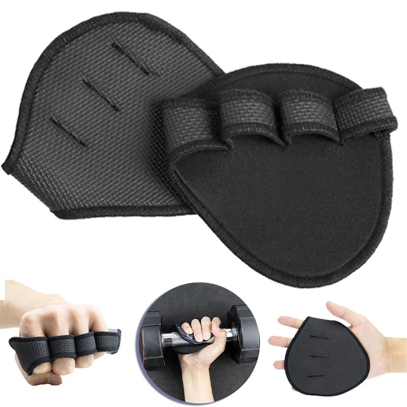 

Weight Lifting Dumbbell Grip Pads Anti Skid Weight Cross Training Gloves Pull Up Gym Workout Fitness Sports Hand Protector Pads