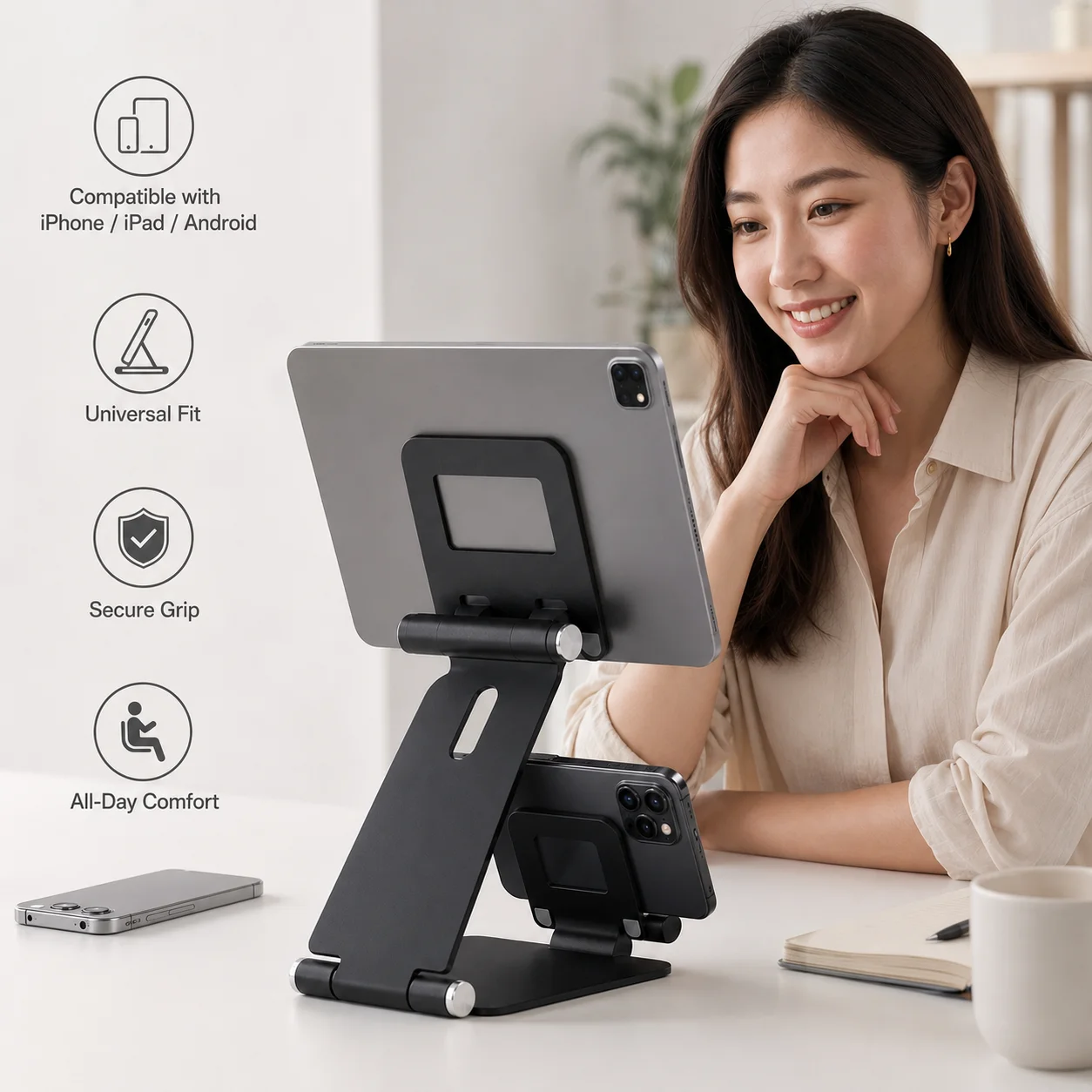 Multi-Angle 2 in 1 Aluminum Ph - огляд і ціна Iphone Tablet Accessories