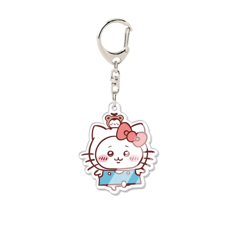 

Акриловый брелок Sanrio Hello Kitty, Kuromi, Pochacco: мультяшный акриловый брелок-подвеска, подарки для фанатов, кавайный аксессуар для сумки
