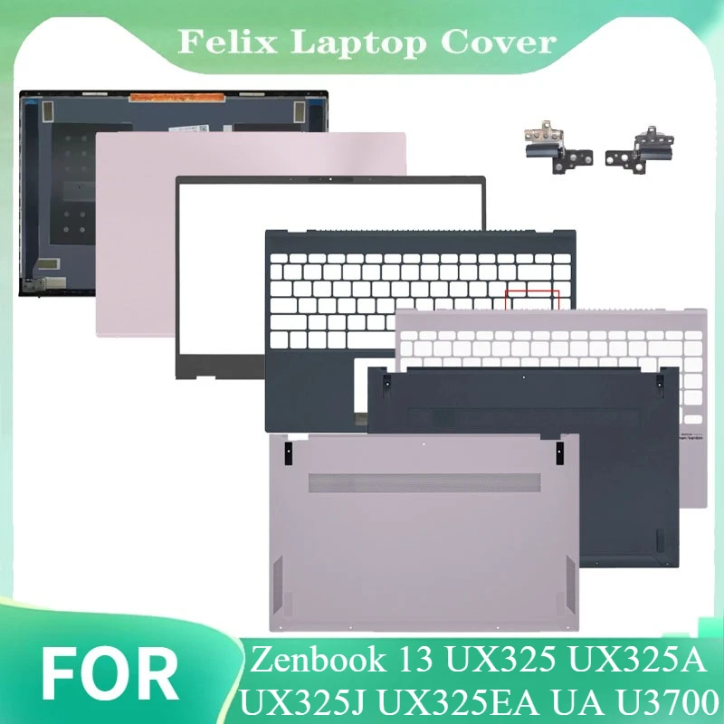 For Zenbook 13 UX325 UX325A UX325J UX325EA UA U3700 Laptop LCD Back Top Cover Front Bezel Hinges Palmrest Bottom Case