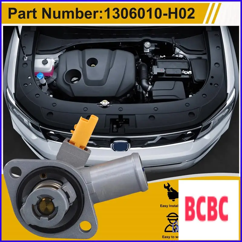 BB-1306010-H02 Termostato elettronico del liquido di raffreddamento del motore per Chana Changan Yuexiang Alsvin Honor Auchan X70A JL473QF Motore 1.5L