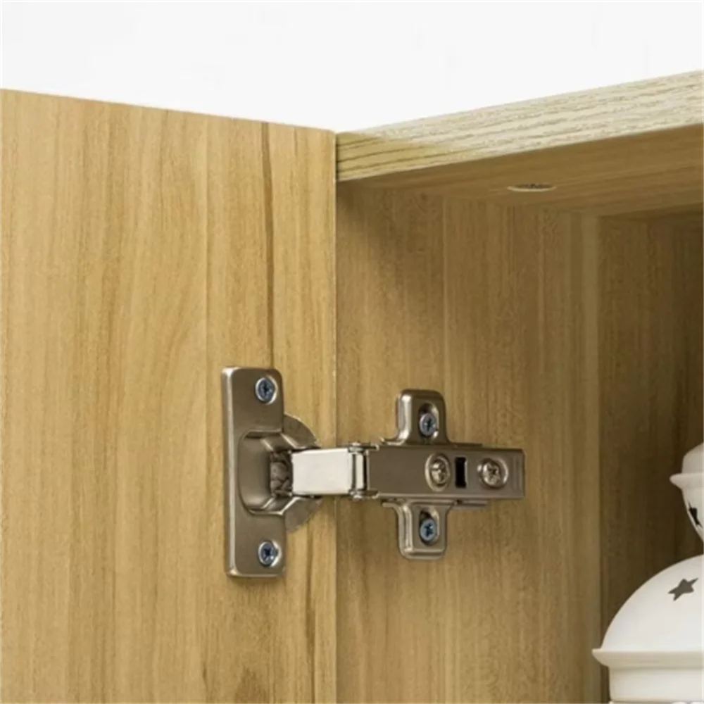 Soft Close Hydraulic Cabinet Hinge Stainless Steel Door for Kitchen Cupboard Furniture Hardware Adjustable 150 Degree Opening