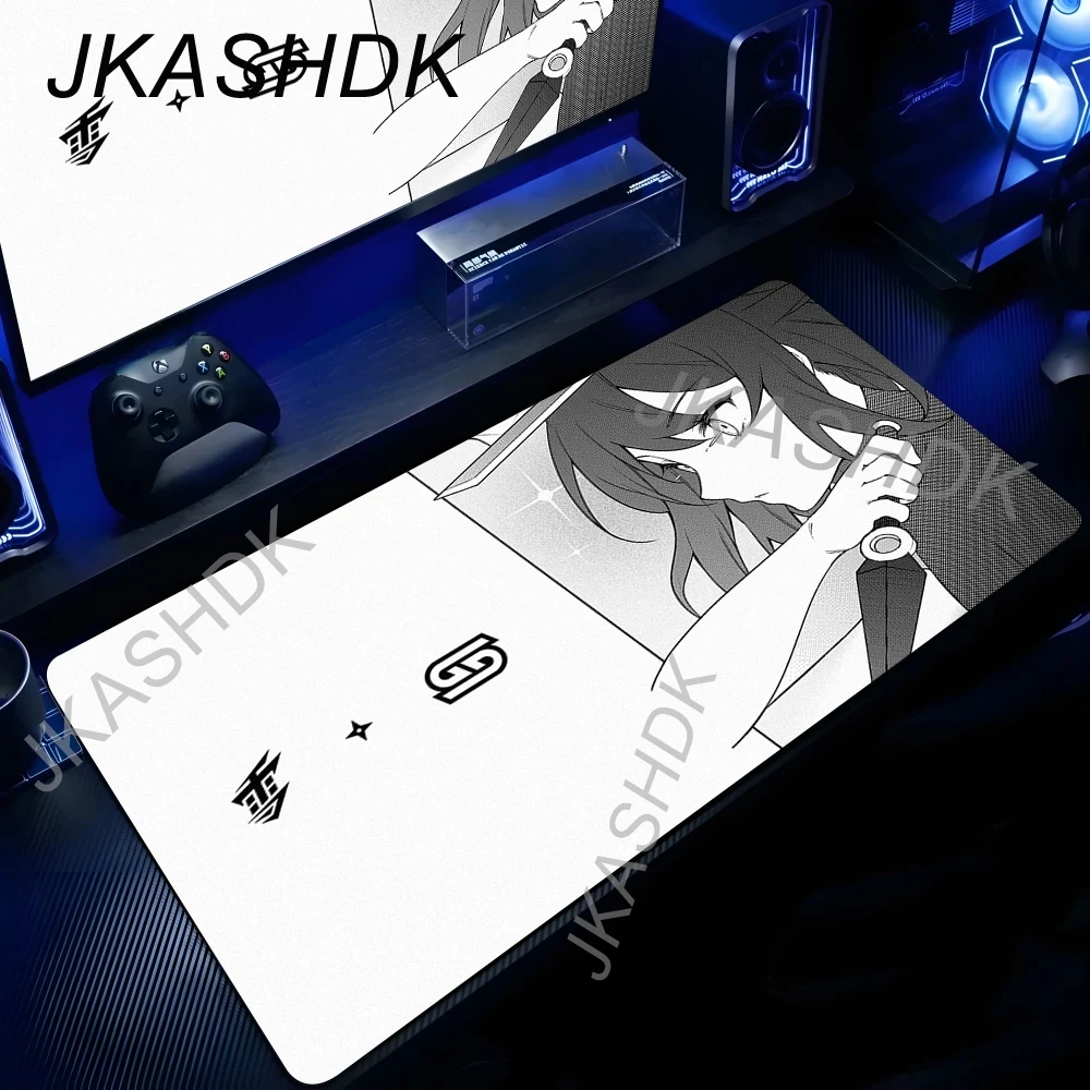 HD Print Custom Keyboard Deskmat Large Mouse Mat Yuki Aim Mouse Pad Anime Peripherals Gamer Gift Non Slip Waterproof Office Rug