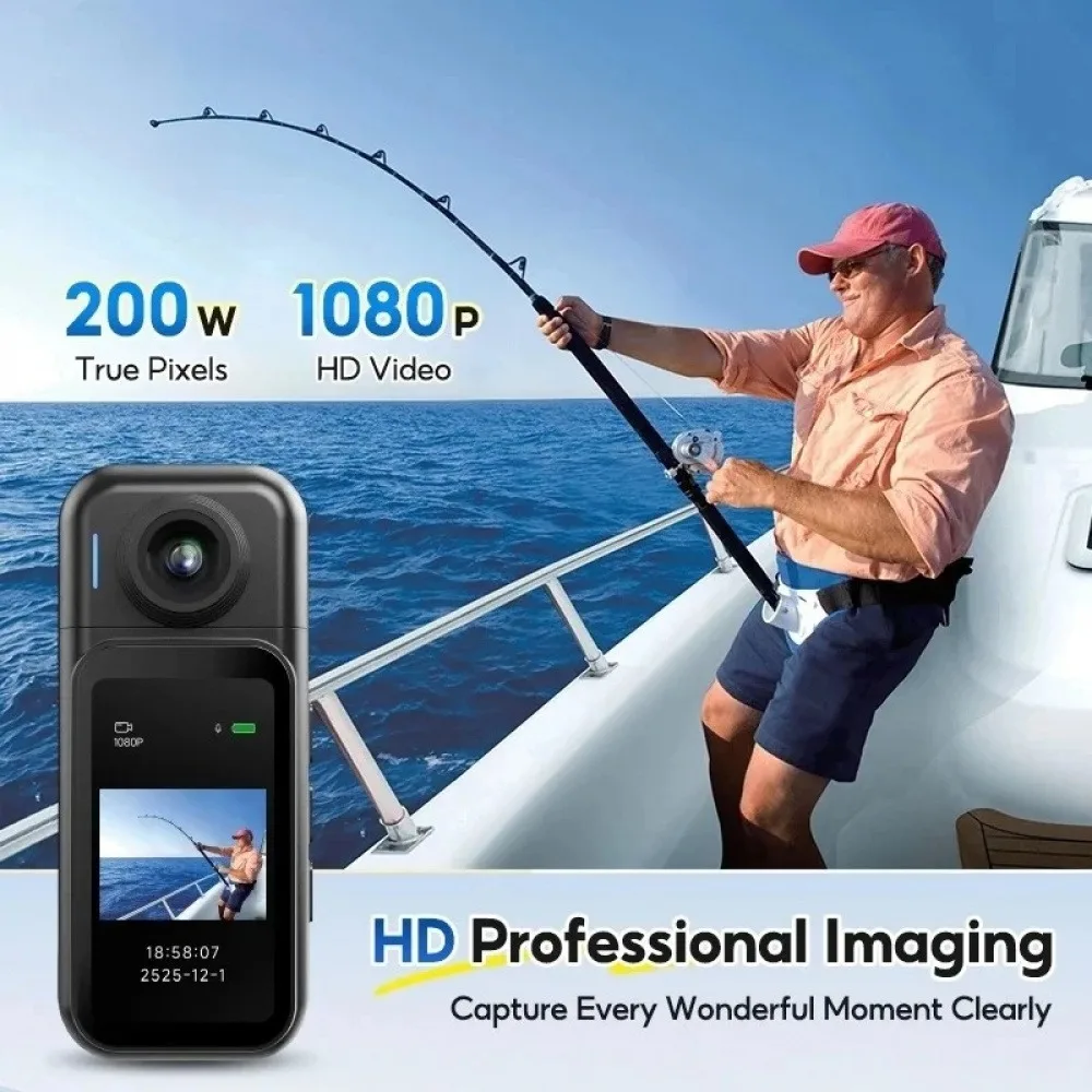Sports Cameras 1080P 4K HD Ultra Compact WIFI POV Motorcycle Mini Sports Action Cam For Bicycle Vlog & Photographic Recording
