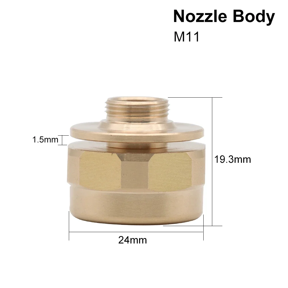 HAOJIAYI  Precitec M11 Nozzles Body Anti-collision Accessories Nozzles Holder Copper Fiber Laser Cutting Head Replacement Parts