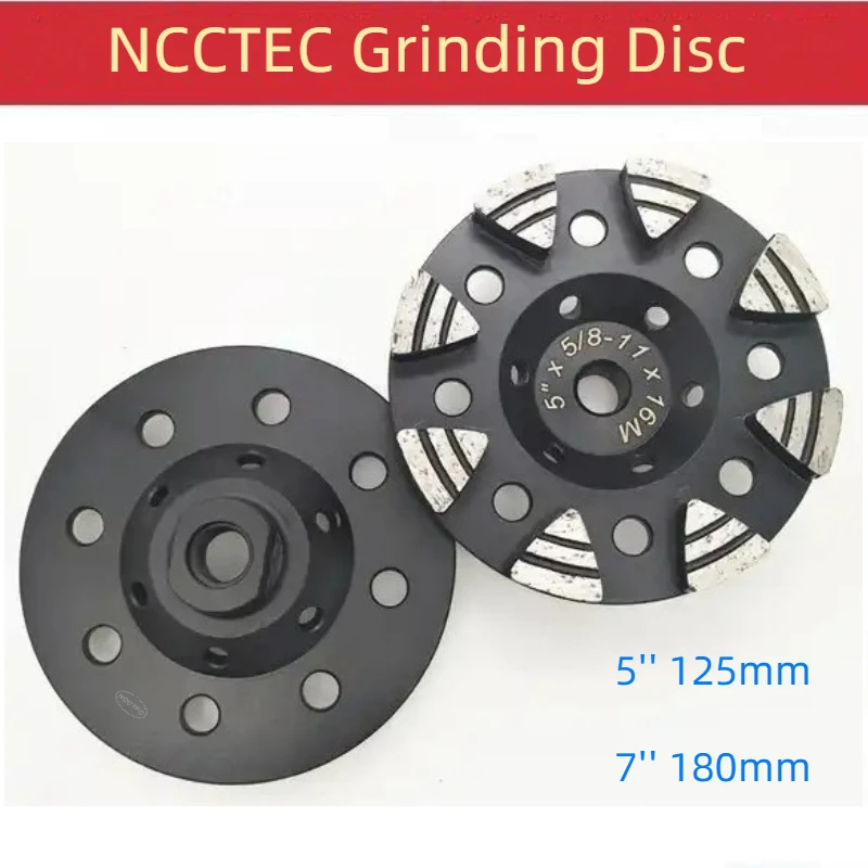 

[Triangle Turbo Segments] 5'' 7'' Diamond Grinding Cup Wheel 125mm 180mm Granite Concrete Polishing Discs Disks Plates Tools