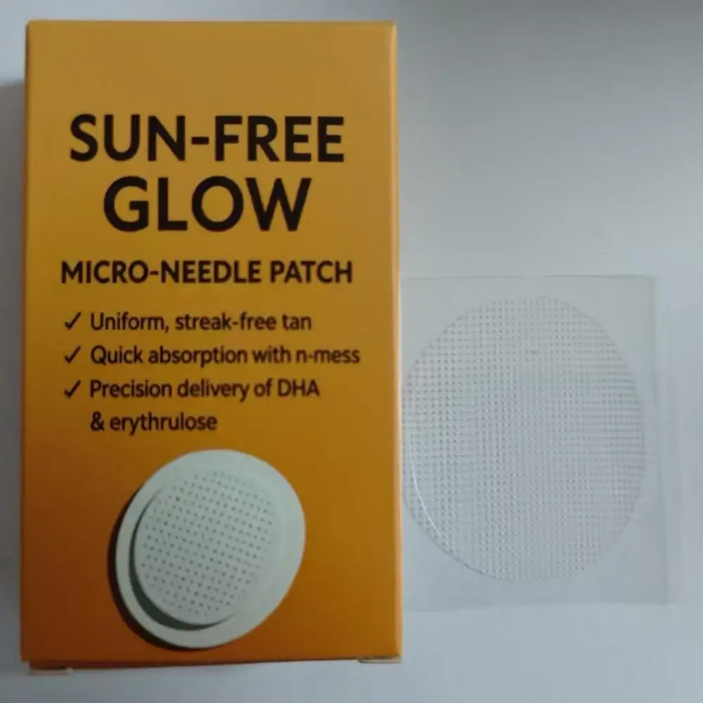 10 piezas/caja Purevlab Sun Free Glow Patches, Nuevo Parche Avanzado Sun Free Glow Microdarts, Parches de Bronceado Naturales Purevlab para Mujeres