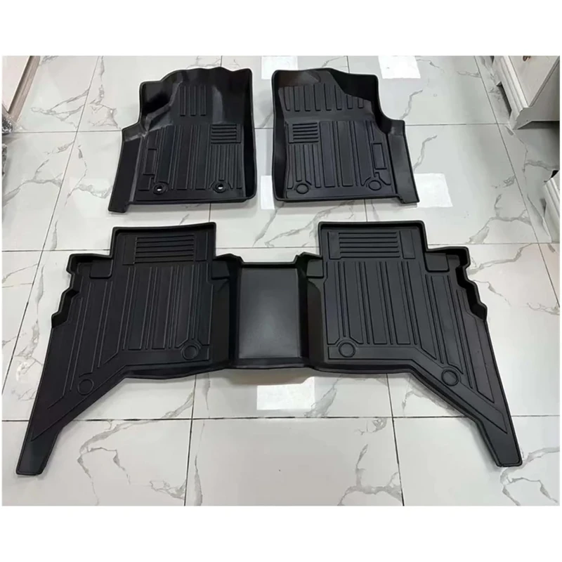 For 3D TPE Floor Mat Compatible with Hilux VIGO 2005 2016 Prado 2026 Floor Liner Tray Foot Pad Carpet Mat Anti-Slip Auto AT/MT