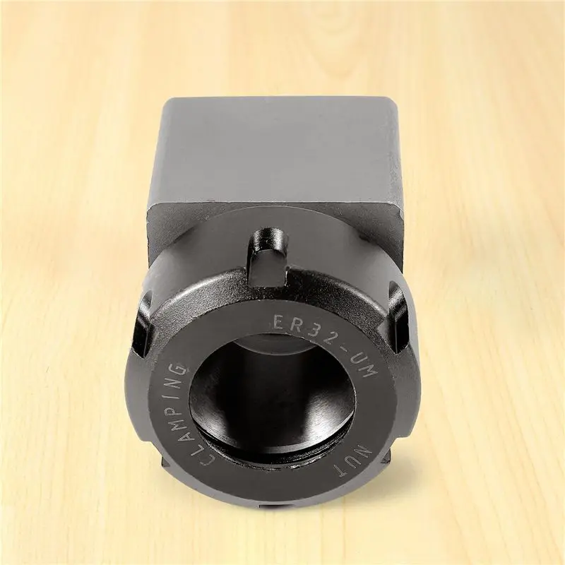 ER32 Collet Chucks Block Set Of 2 Square And Hex Workholding Holder For CNC Lathe Engraving Machine-[A04I Tools]