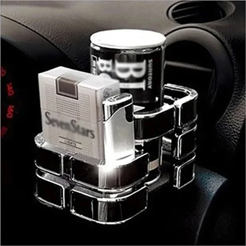 Car Cup Holder, Car Air Vent Cup Bottle Mount Phone Stand, Adjustable AC Vent Drink Holder Stand for Coffee, Water, Juice