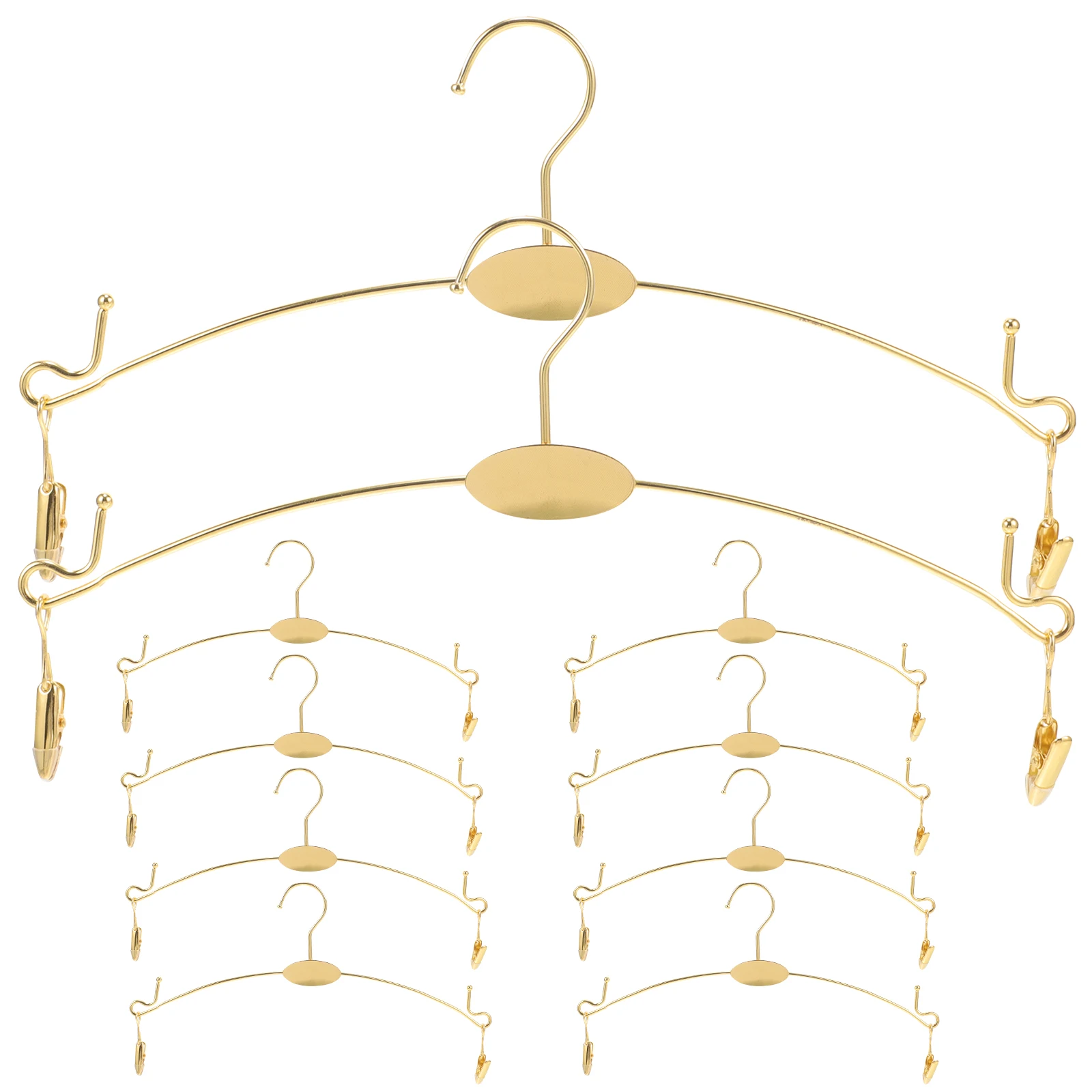 

10PCS Anti Underwear Hanger Clothes Hangers Hanger With Clips for Home Shop Bra Pants Non Slip Clip Elegant
