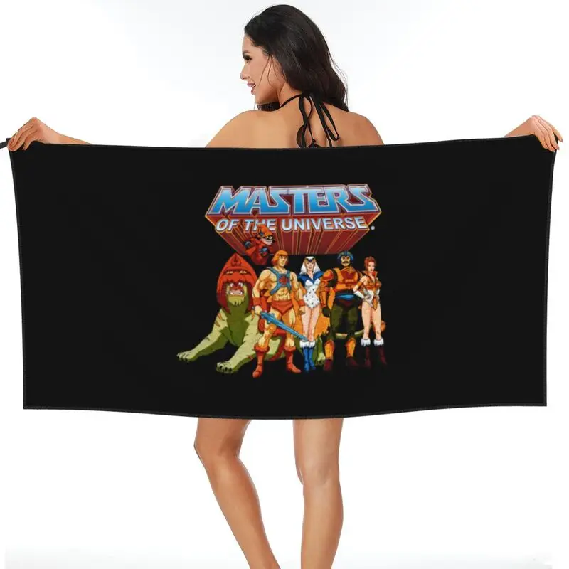 Masters Of The Universe He-Man Motu Quick dry Towel Surf For Gym Absorbent Non-linting Good Quality