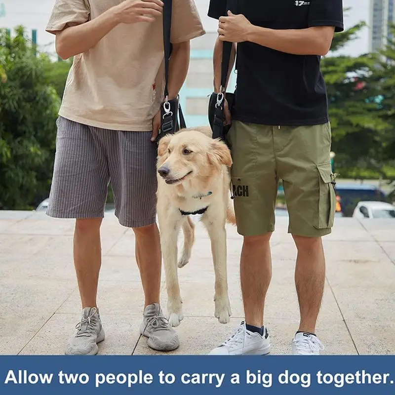 Dog Sling Carrier For Large Dogs Support Recovery Sling Breathable Stair Helper Adjustable Heavy Duty Walking Aid For Disabled