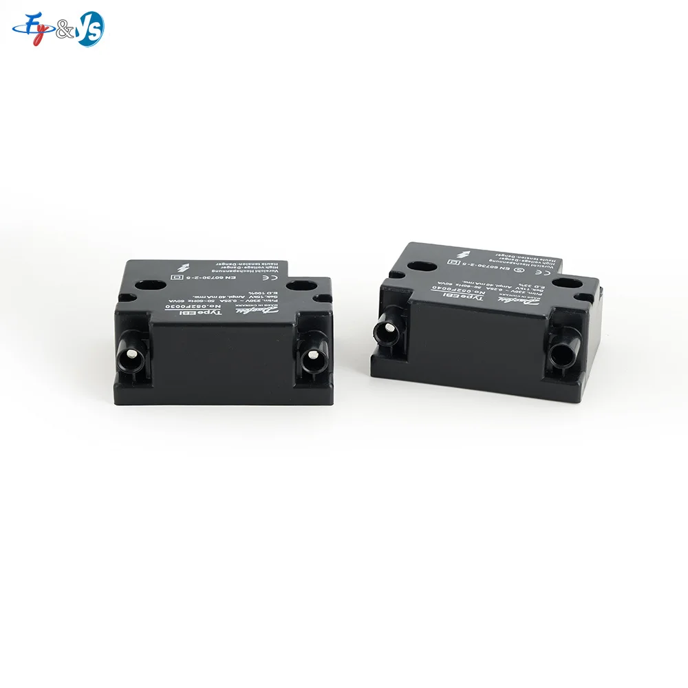 EBI Ignition Transformer 052F0030 2-Pole 052F0040 1-Pole 230V 15kV High Voltage Ignition Unit for Oil Gas Burner Boiler