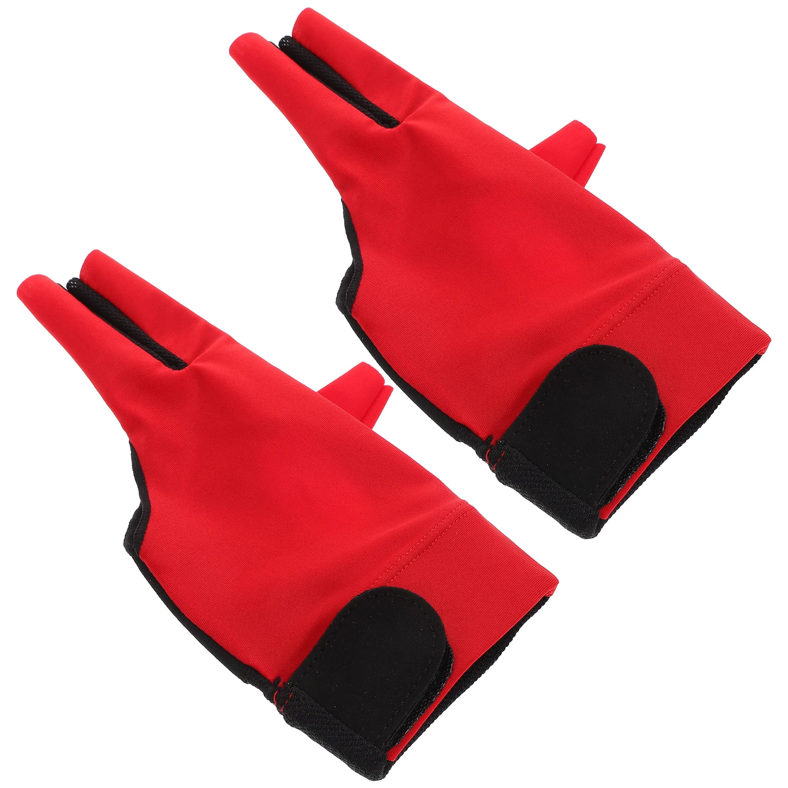 

1 Pair Billiard Playing Gloves 3 Finger Snooker Gloves Pool Cue Gloves Billiards Snooker Sport Gloves Billiard Hand Gloves for B