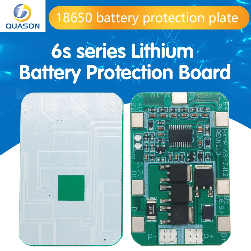 6S 22.2V 25.2V 14A 20A 18650 Li-ion Lithium Battery Charger Protection Board With Balanced PCB BMS 6 Pack Cells Module