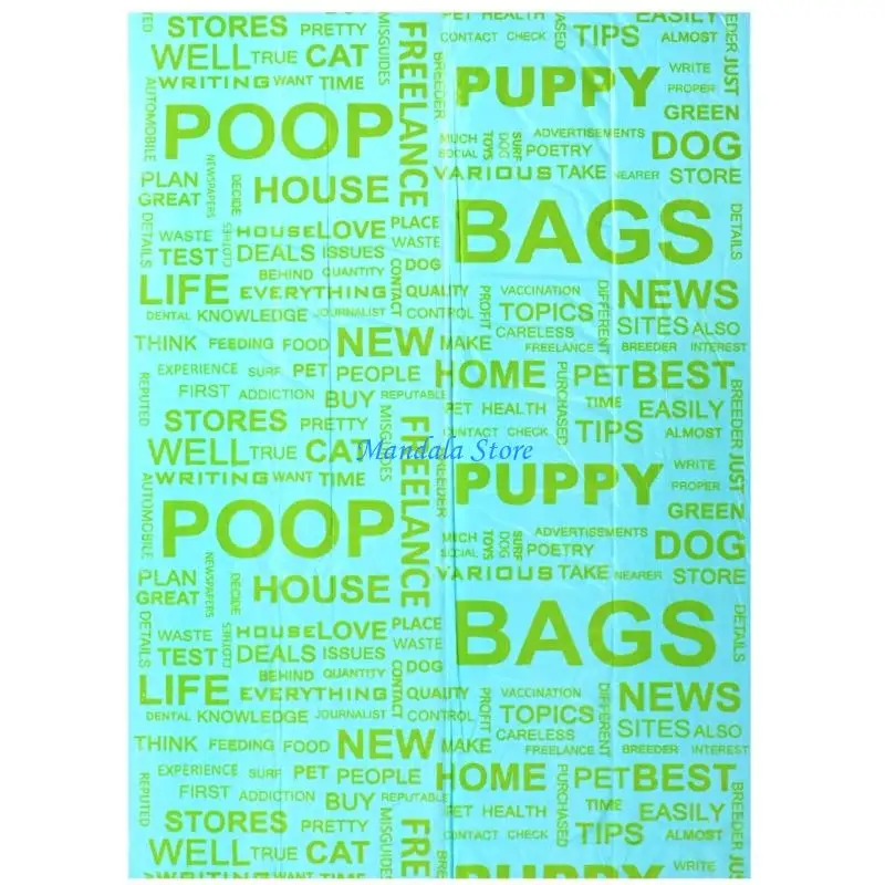U2JC Pet Waste Bag Rolls 10 Rolls for Dog Owners, Travel Dog Poop Bag Refill for Outdoor Pickup and Everyday Walk Use