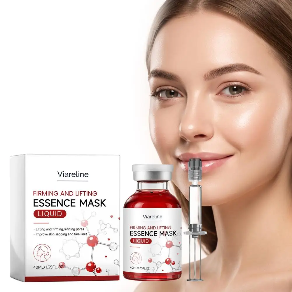 Deep Collagen Lifting Face Mask Firming Essence Liquid Anti Aging Moisturizing V Line Shaping Facial Serum Skin Care