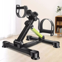 Indoor Leg Rehabilitation Trainer Foldable Elderly Exercise Bike Portable Leg Hand Mini Pedal Physiotherapy Limb Pedal Trainer