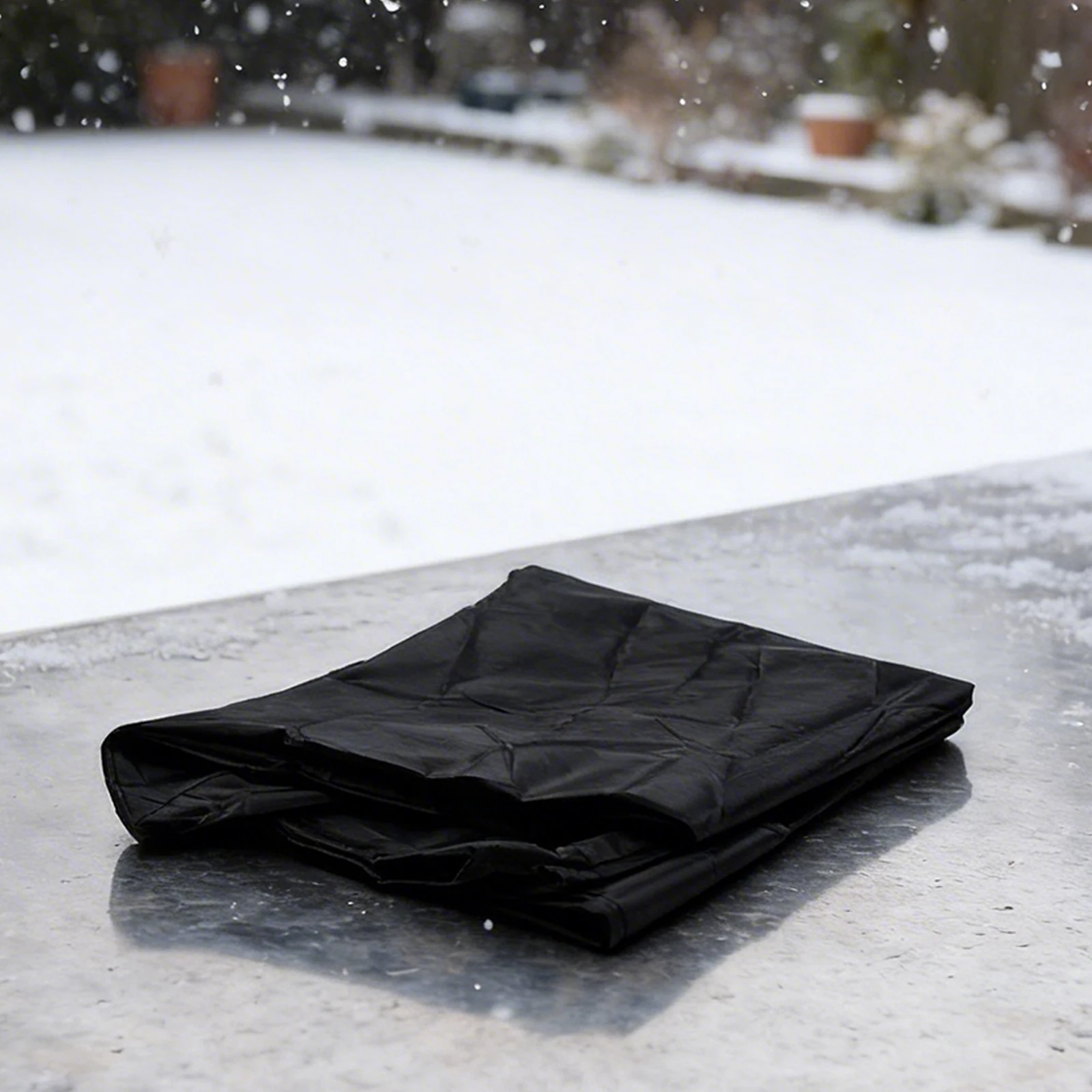 

Electric Snow Blower Cover Waterproof Heavy Duty Compatible With Most Two Stage Snow Throwers Elastic Hem and Strap