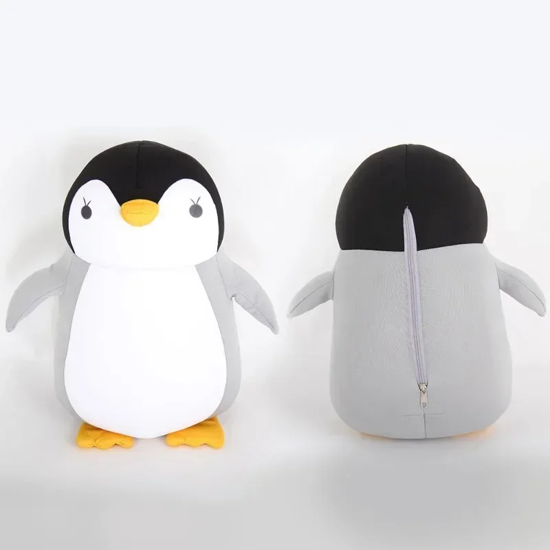 Travel Neck Pillow U-Shaped Plush Pillow Cute Penguin Massage Neck Pillow Sleeping Airplane  Cervical Healthcare Bedding