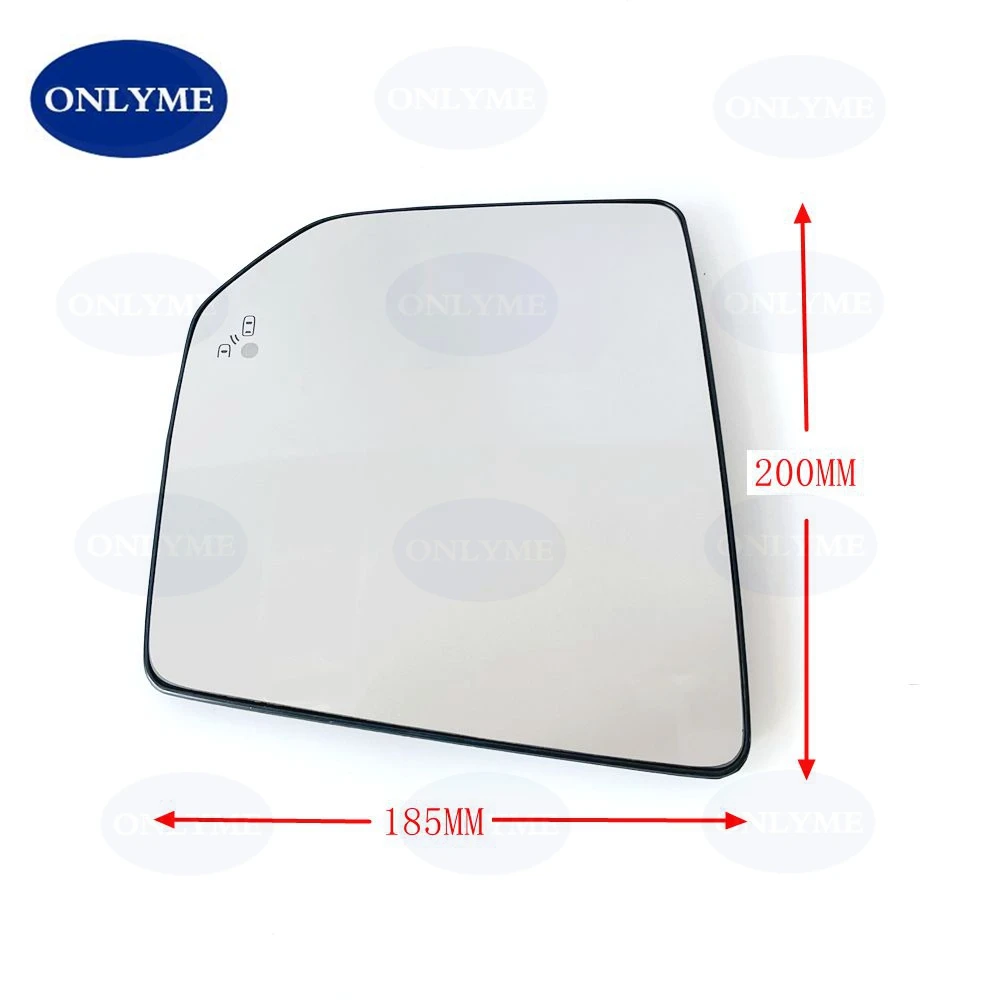 Pick Up Blind Spot Warning Heated Convex Mirror Glass For Ford  F150 2015 2016 2017 2018 2019 2020